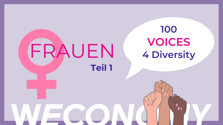 Voices 4 Diversity 2024: Frauen – Teil 1